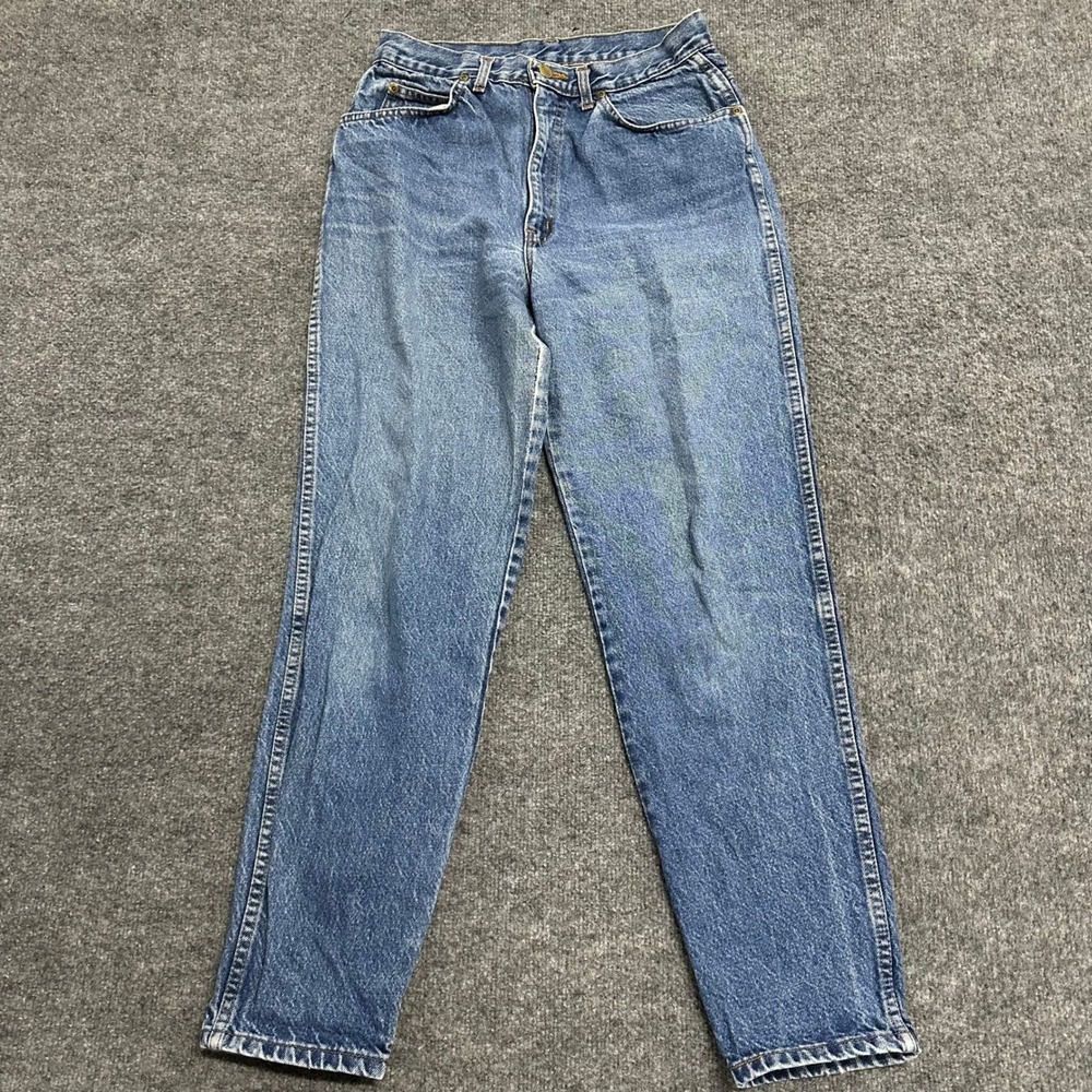 Chic Jeans Womens Size 13 Blue High Waisted Tapered Leg Mom Denim Vintage Good